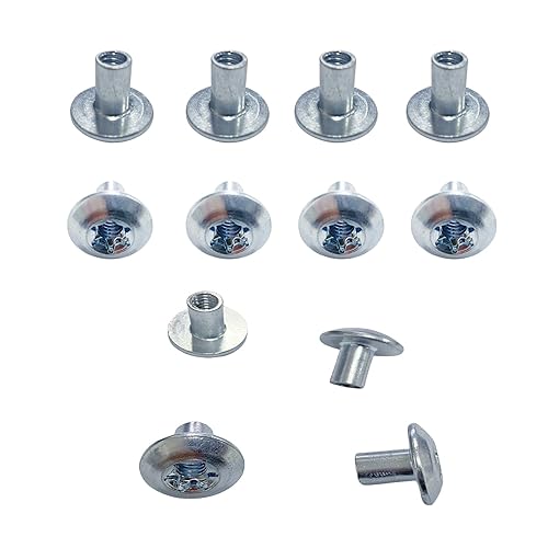 Miniatura 8 de Tuerca de cabeza abovedada Torx Barrel de 516 pulgadas con rosca de carga para remolque de puerta, herrajes para puerta de remolque de carga