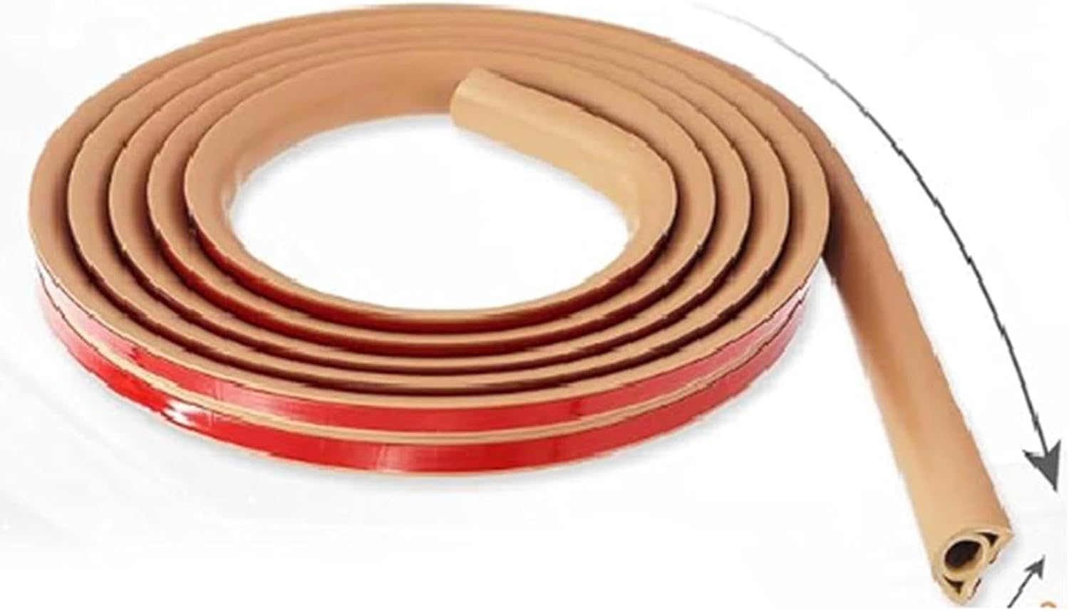 Cord Cover Floor - Soft Wire Floor Covers for Cords, PVC Flexible Wire Duct - Self-Adhesive Cord Hider for Household Cable Management, Insulated Safety Guard