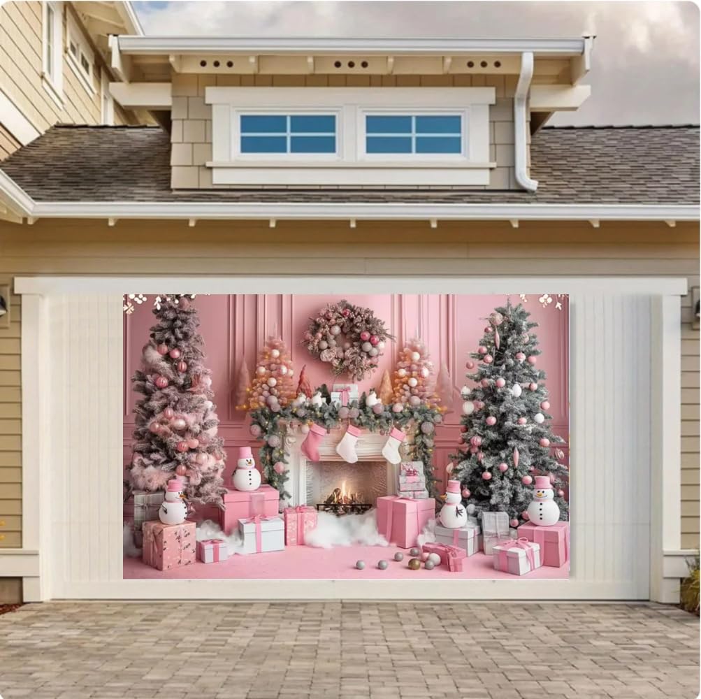 Amazon.com : 7x5ft Christmas Pink Backdrop Photography Vintage