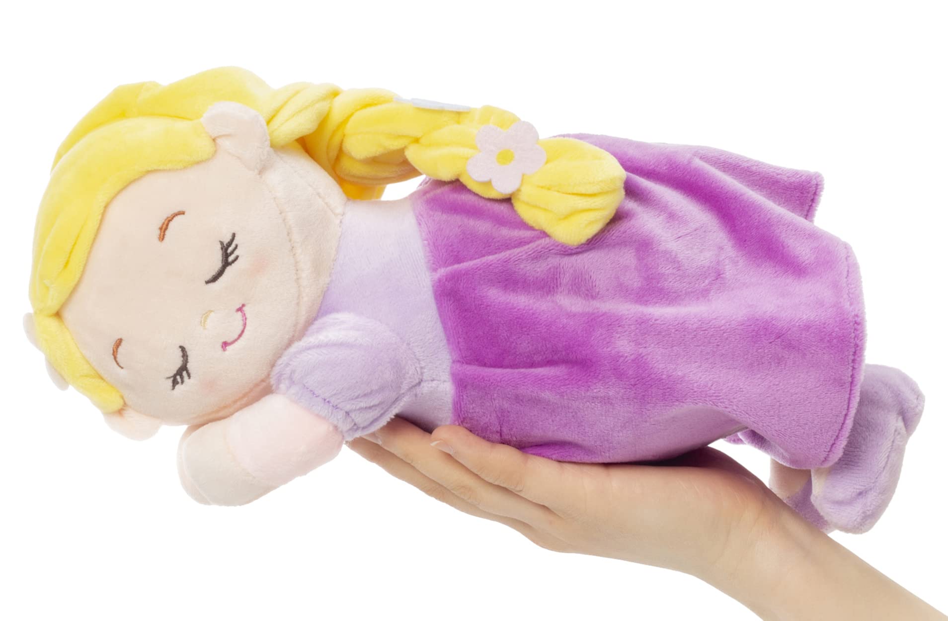 MORIPiLO ラプンツェル 抱き枕 ディズニー すやすや添い寝枕 (S) 約30cm 肌にやさしいマイクロ生地 グッズ ぬいぐるみ 大きい パープル Disney まくらのモリシタ