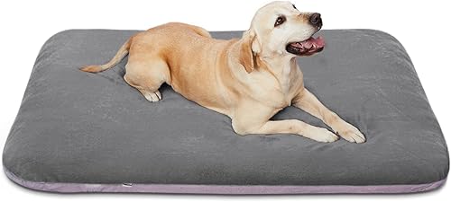 Miniatura 22 de Magic Dog Cama Super Suave Extra Grande para Perro, 47 Pulgadas Jumbo de Espuma Ortopédica para Mascotas con Fondo Antideslizante, Colchón para