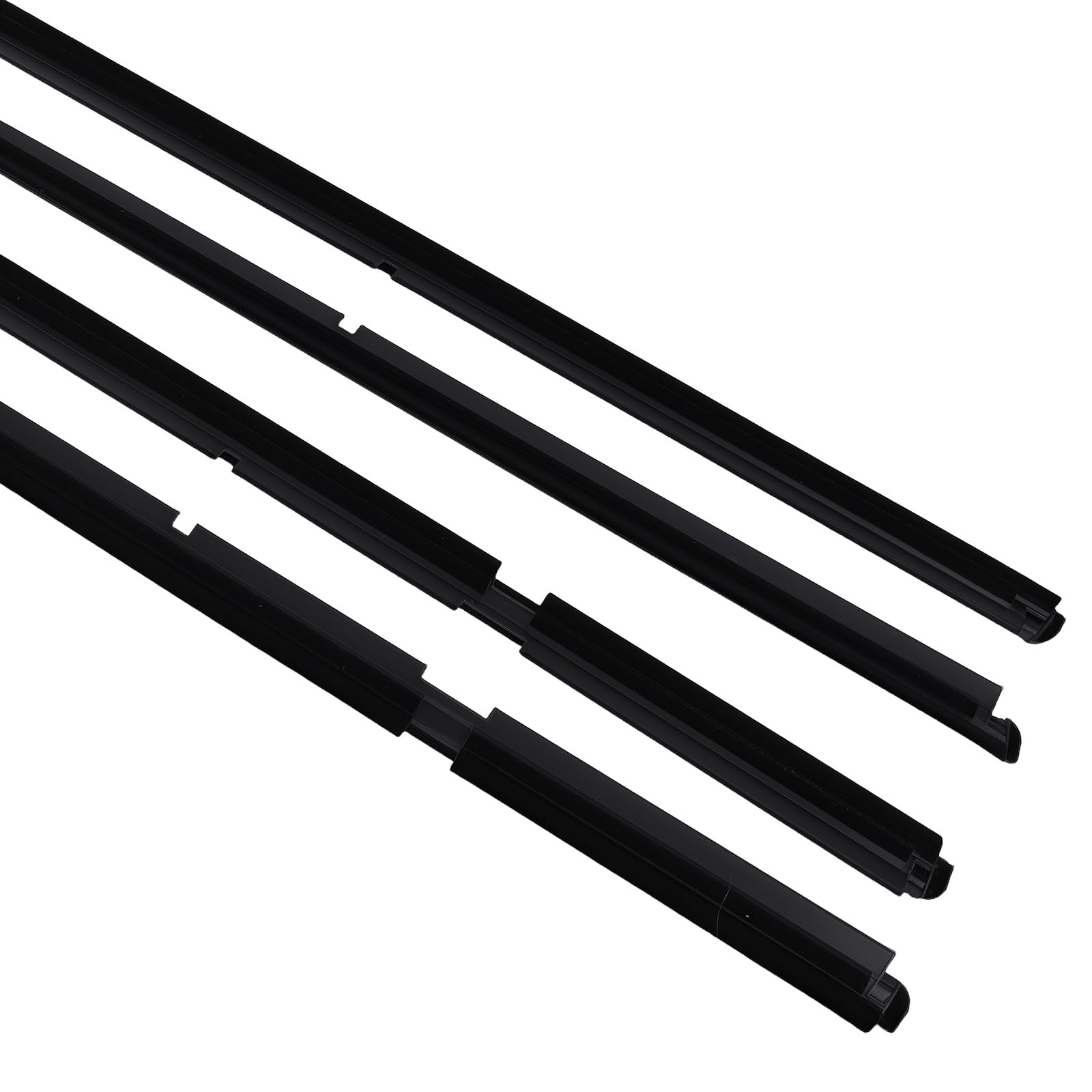 maXpeedingrods 4 x listwy okienne zewnętrzne przód tył do Je-ep Grand Cherokee 1999-2004 55135879AF 55135878AF