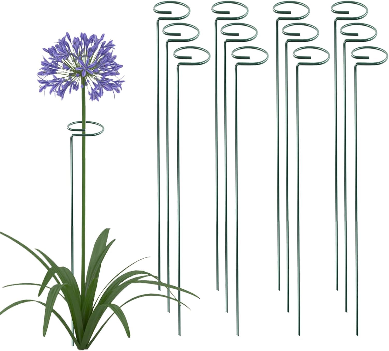 Tim Tim Agro 36 Inch 12 Packs Plant Support Stakes,Garden Single stemmed Plant Support Hoops, Plant Prop, for Flowers,Orchid, Tomatoes Peony Lily Rose (36 inch) (B0CJJZQR6T) Amazon Price History, Amazon Price Tracker