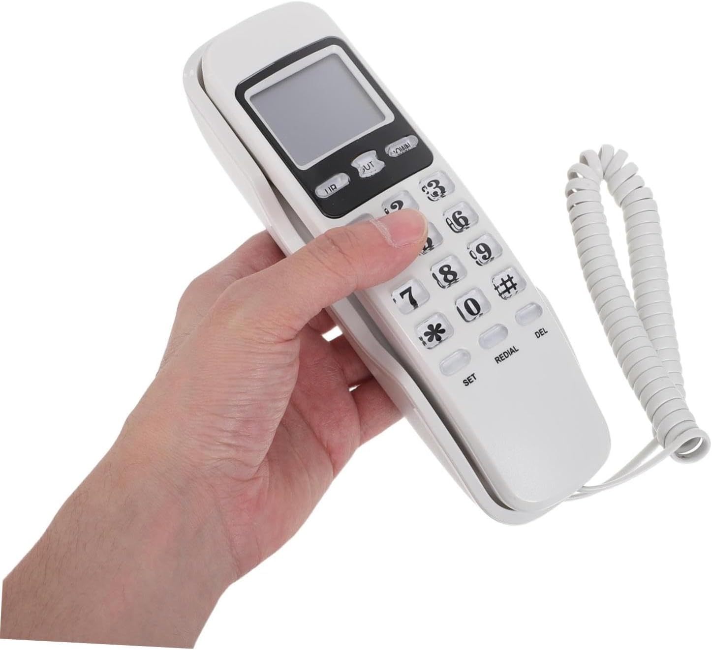 Corded Home Phone Wall Mount with Sound for Home Use