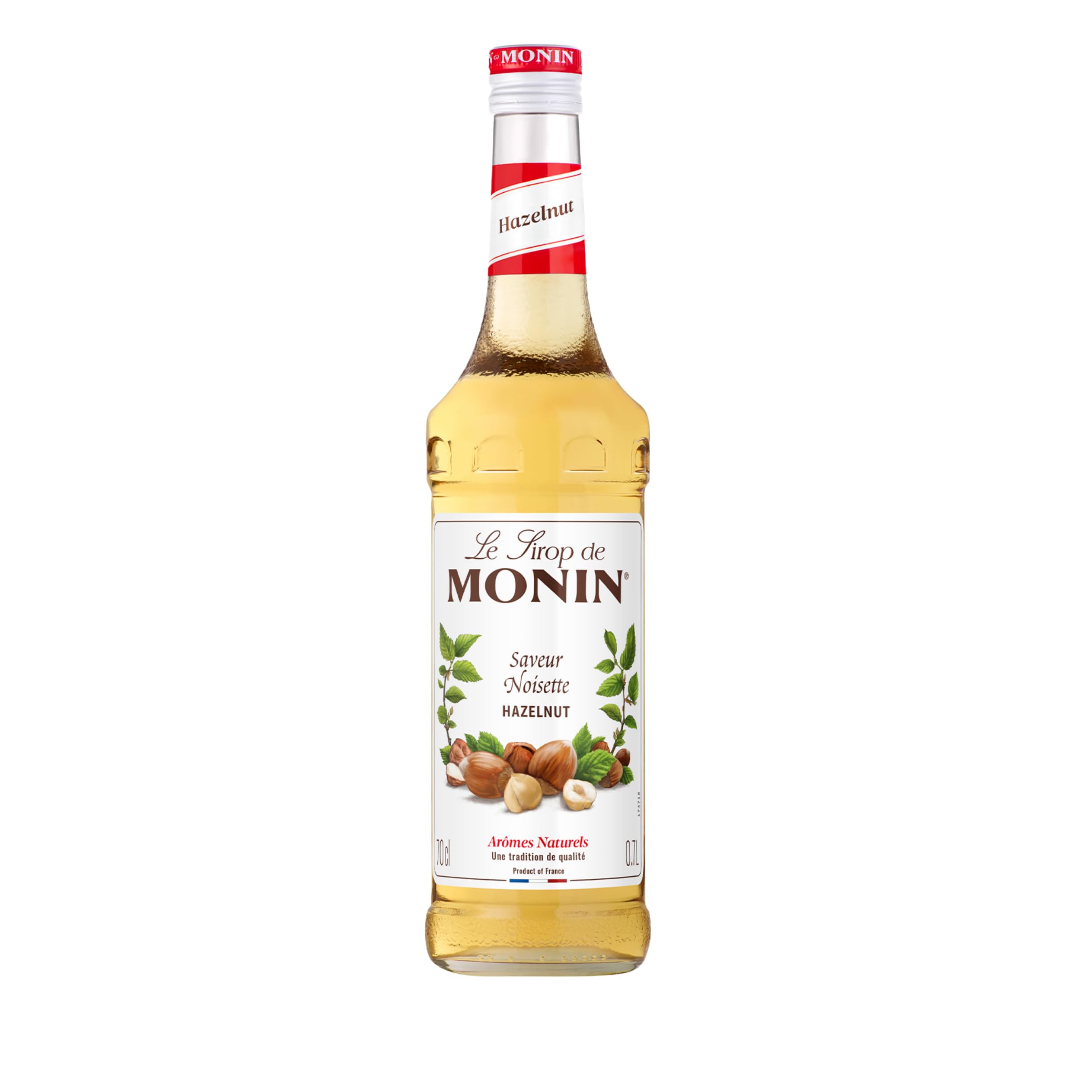 MONIN - Assortiment Sirop de Vanille de Madagascar, Caramel, Noisette - Pour Café, Chocolat Chaud, Capuccino ou Latte - Arômes Naturels - Bouteille en Verre - 3 x 70 cl