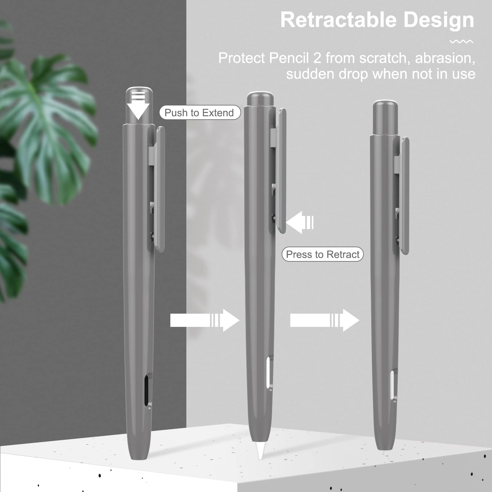 Amazon | MoKo ホルダーケース Apple Pencil第2世代対応 格納式