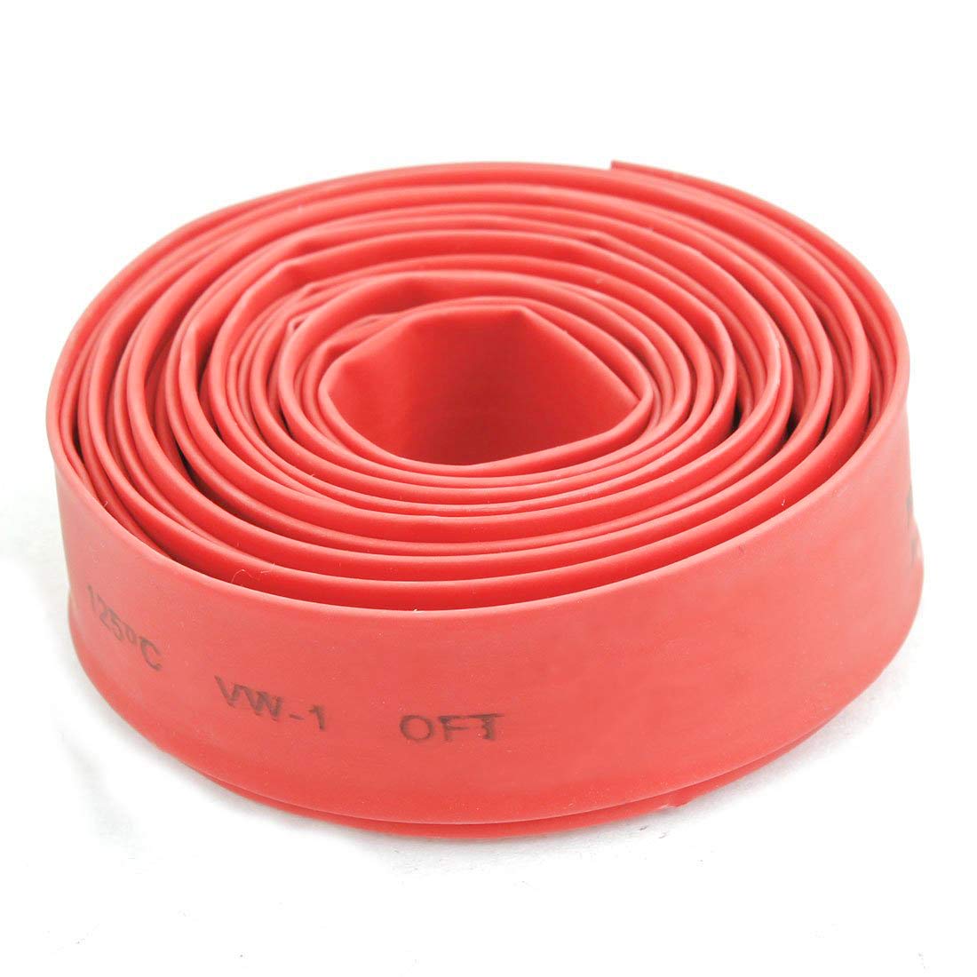Gaine thermorétractable 2:1 de 25 mm pour isoler un câble électrique rouge abîmé
