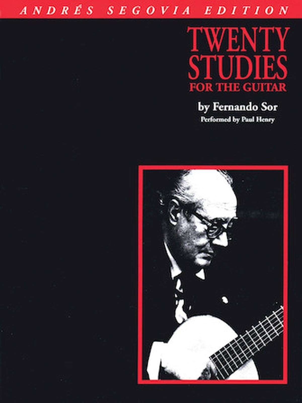 Andres Segovia - 20 Studies for Guitar: Book Only