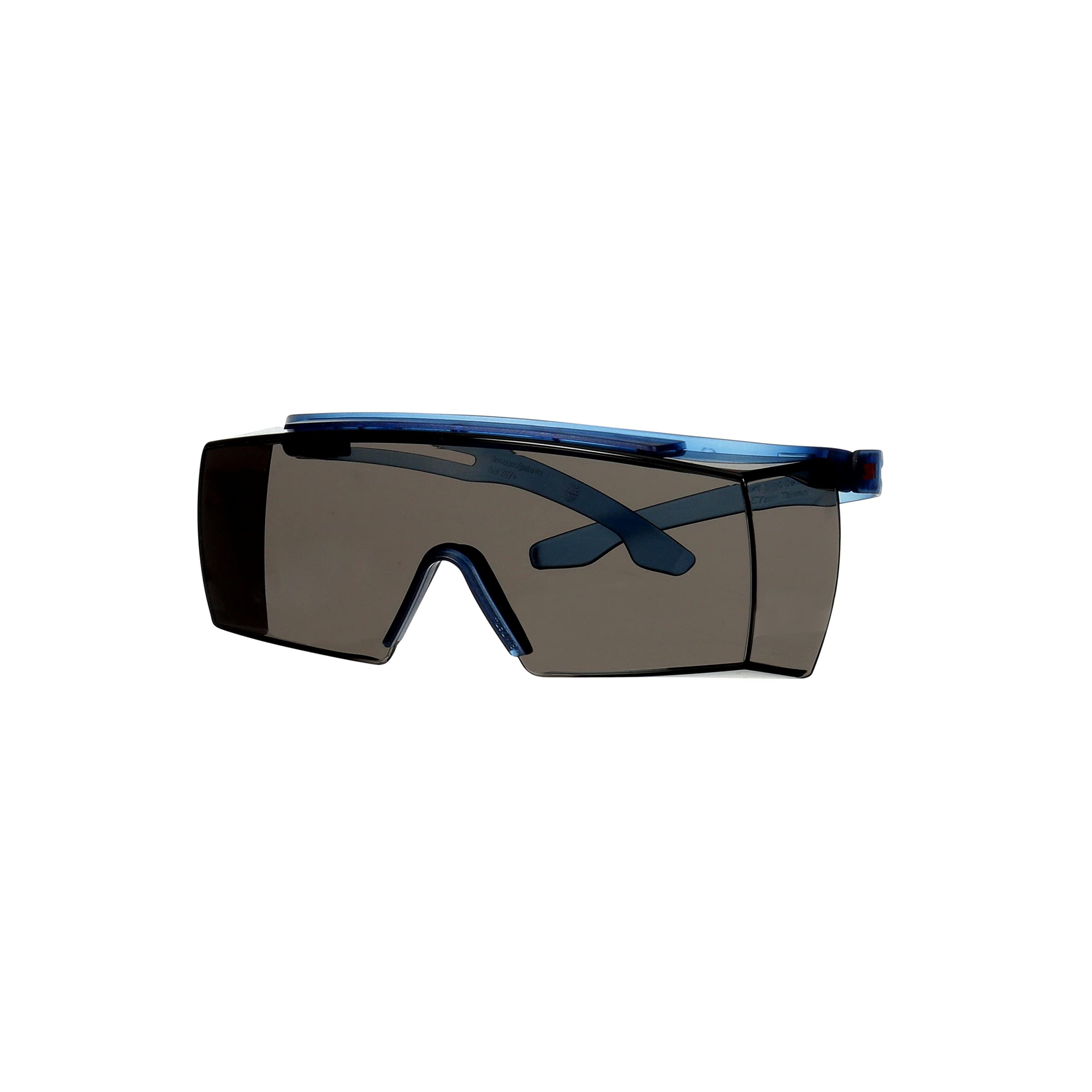 3M SecureFit 3700 Overspectacles, Blue Temples, Scotchgard Anti-Fog (K&N), Grey Lens, SF3702SGAF-BLU-EU