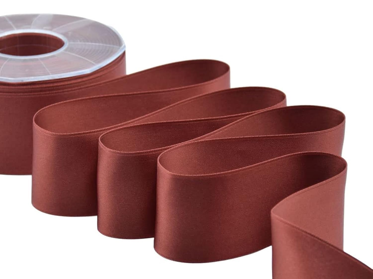 Galon Ruban 6 Mm Satin Couleur Rouge Brillant Lumineux Double Face Très