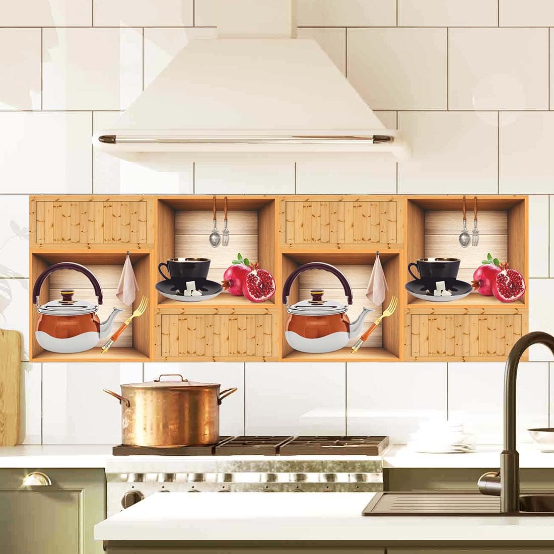 WallDaddy Wallpaper for Kitchen Wall Oil Proof Wallpaper Tile Stickers for Kitchen Wall (Size-60x40Cm) Vinyl Wallpaper for Wall Short Wallpaper Stickers Anaar Tea Wall Paper for Kitchen (B0DDQ4K3YS) Amazon Price History, Amazon Price Tracker