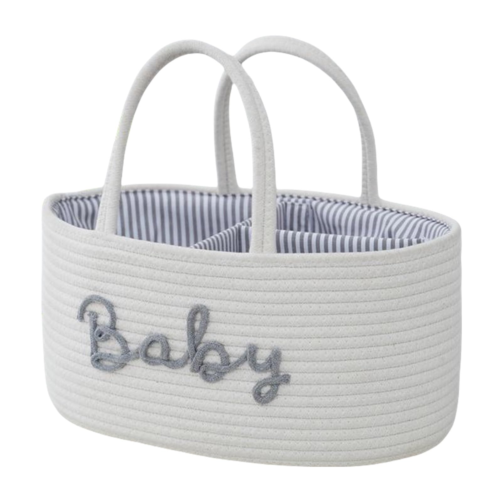 Lerpwige Upgrades Baby Diaper Holder Spacious Baby Storage Bag Foldable Nursery Bin for Household & Travel Use Portable