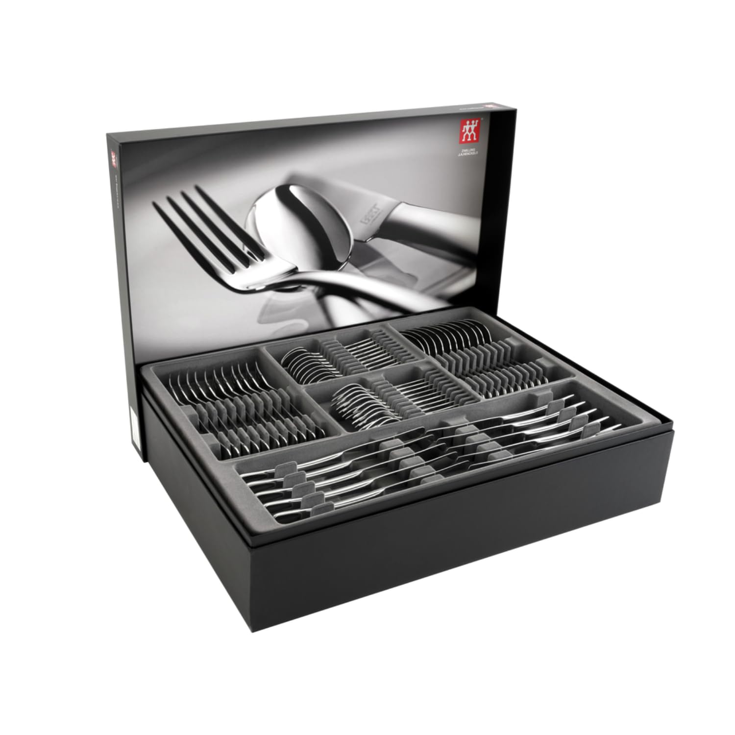 ZWILLING Set di 68 posate da tavola per 12 persone in acciaio inossidabile 18/10 di alta qualità, lucidate serie Nottingham
