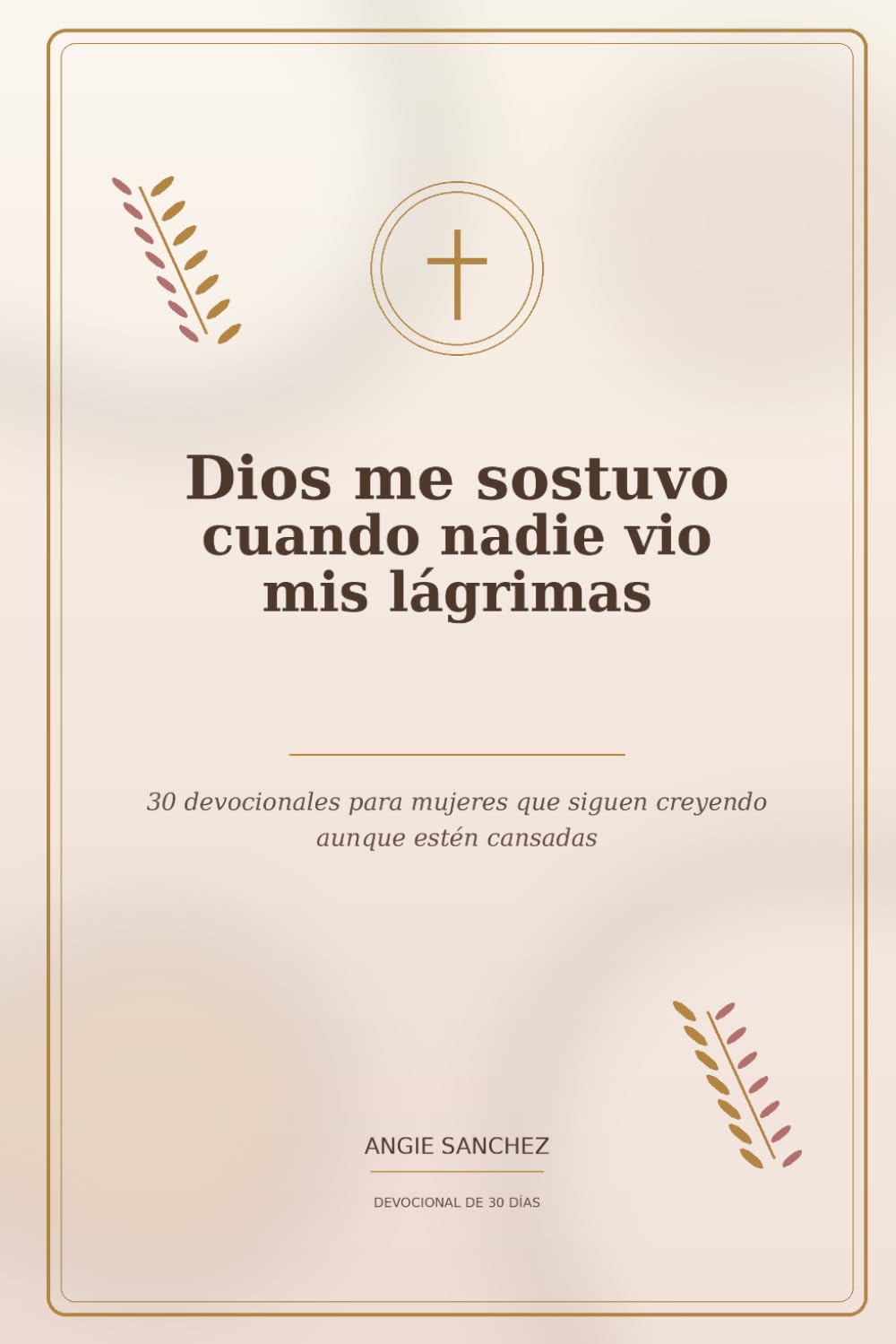 Dios me sostuvo cuando nadie vio mis lágrimas: 30 devocionales para mujeres que siguen creyendo aunque estén cansadas