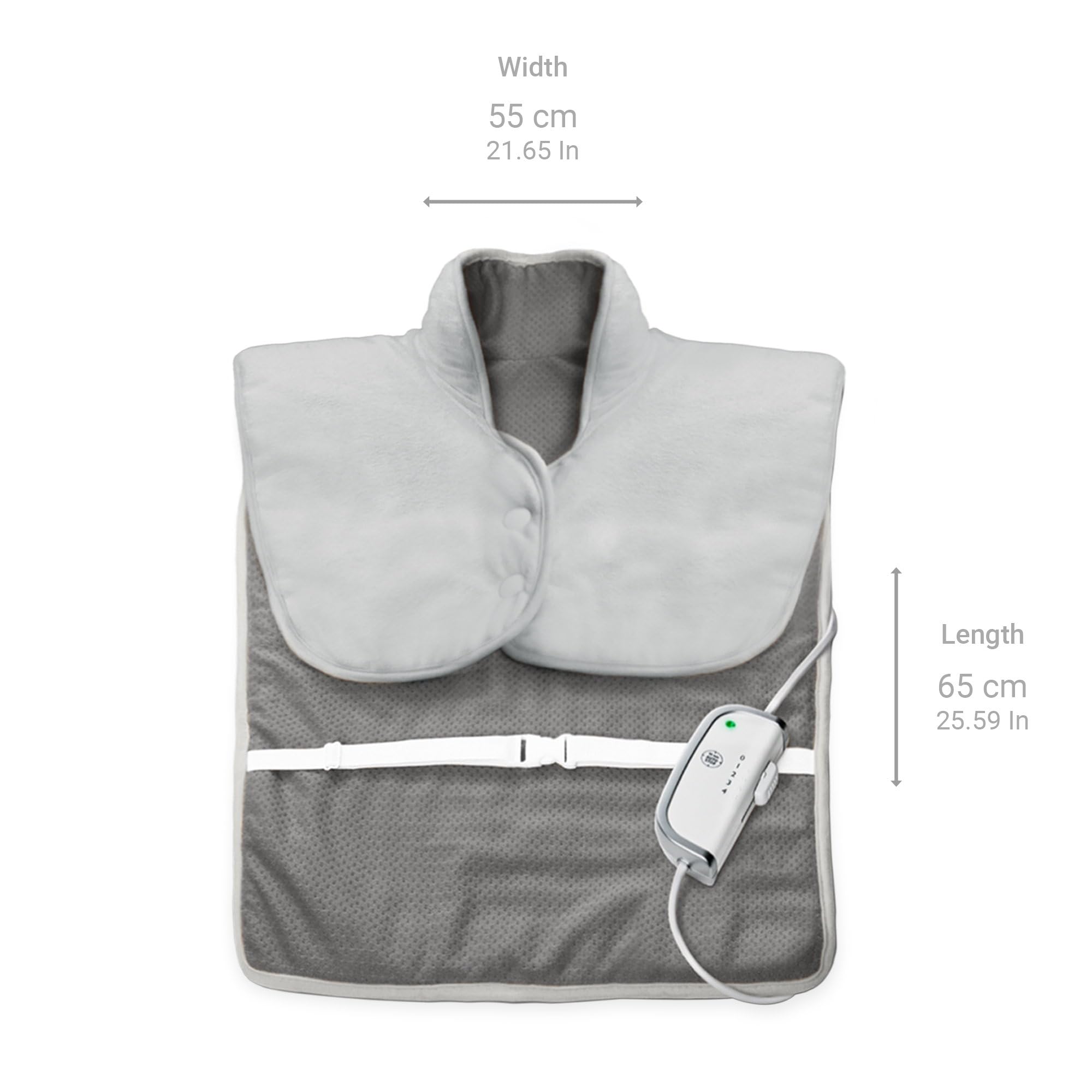 Cuscino elettrico con noccioli di ciliegio Medisana HS 200 con 4 livelli di temperatura | Leroy