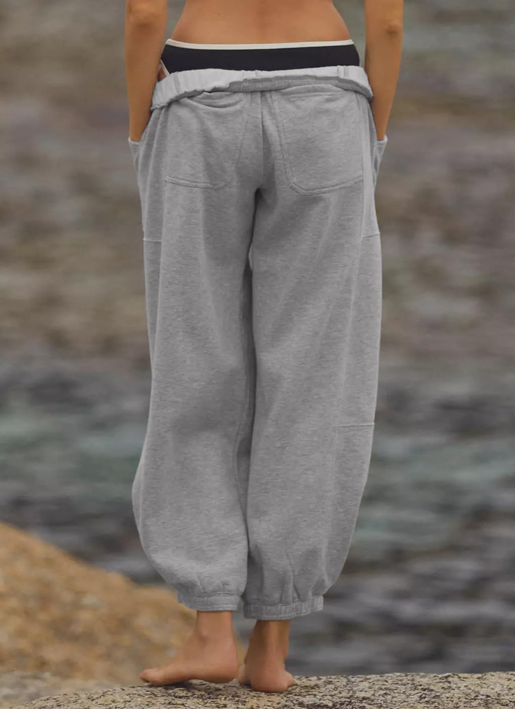 Leopard Pants Women Baggy Sweatpants Casual Cheetah Print Lounge Barrel Pants Trousers with Pockets - Image 7