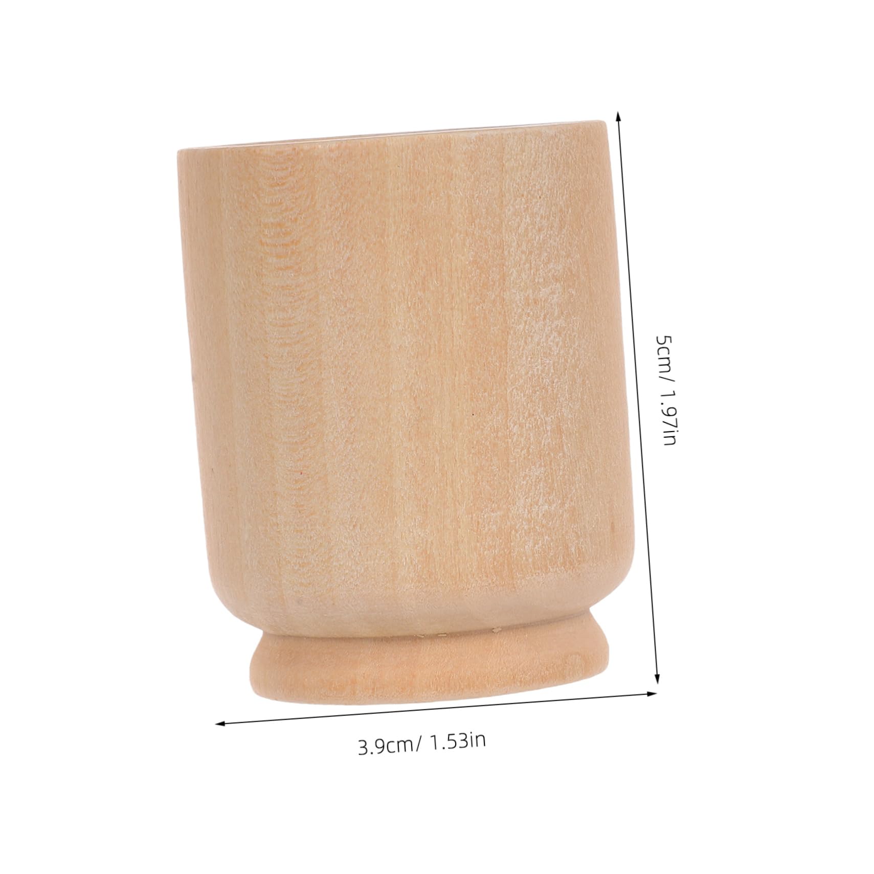 Ciieeo 10pcs Decorative Egg Holder Wooden Jar Set for Easter Egg Display Basket Countertop Decor