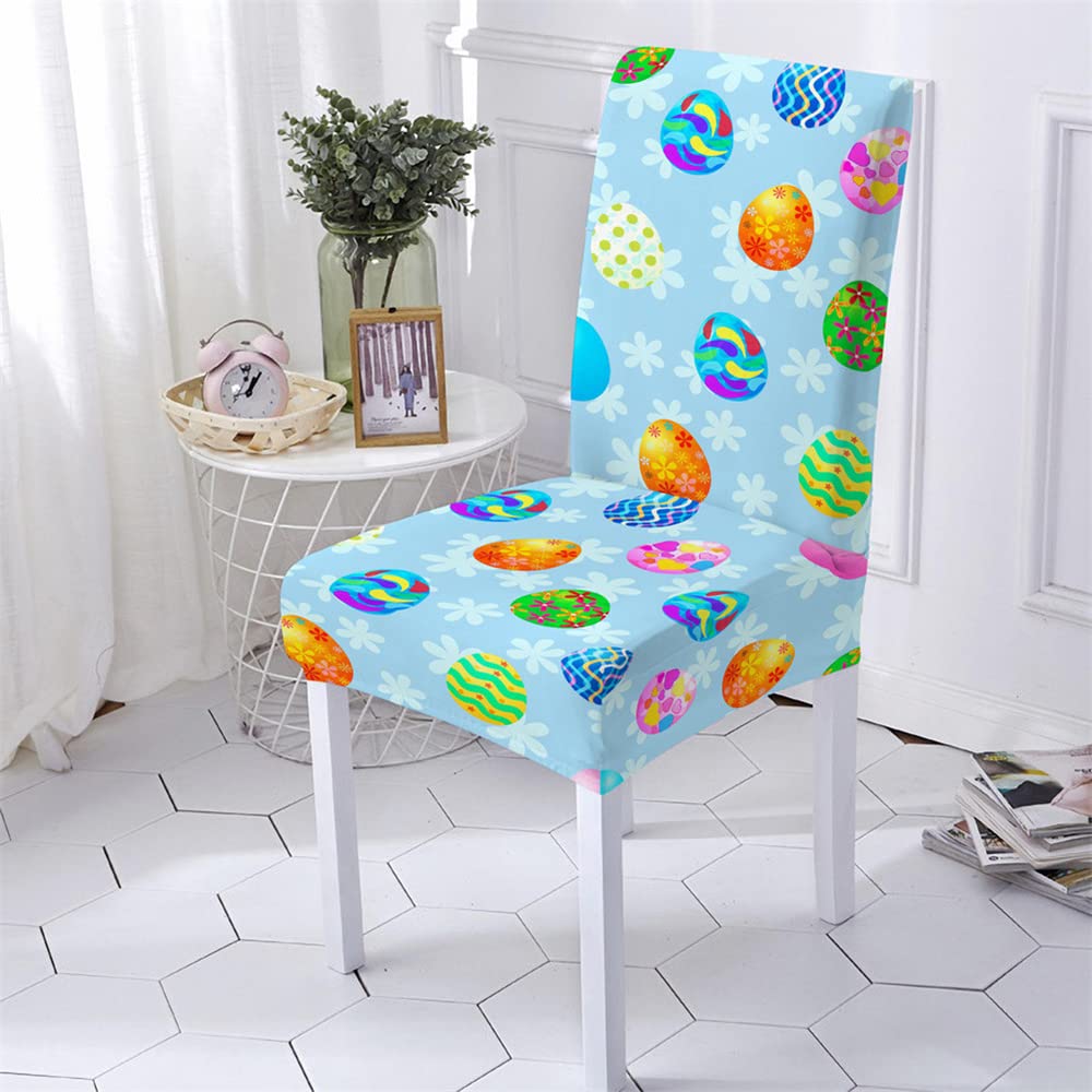 Housse de chaise extensible Noël mariage banquet décoration universelle Happy Easter