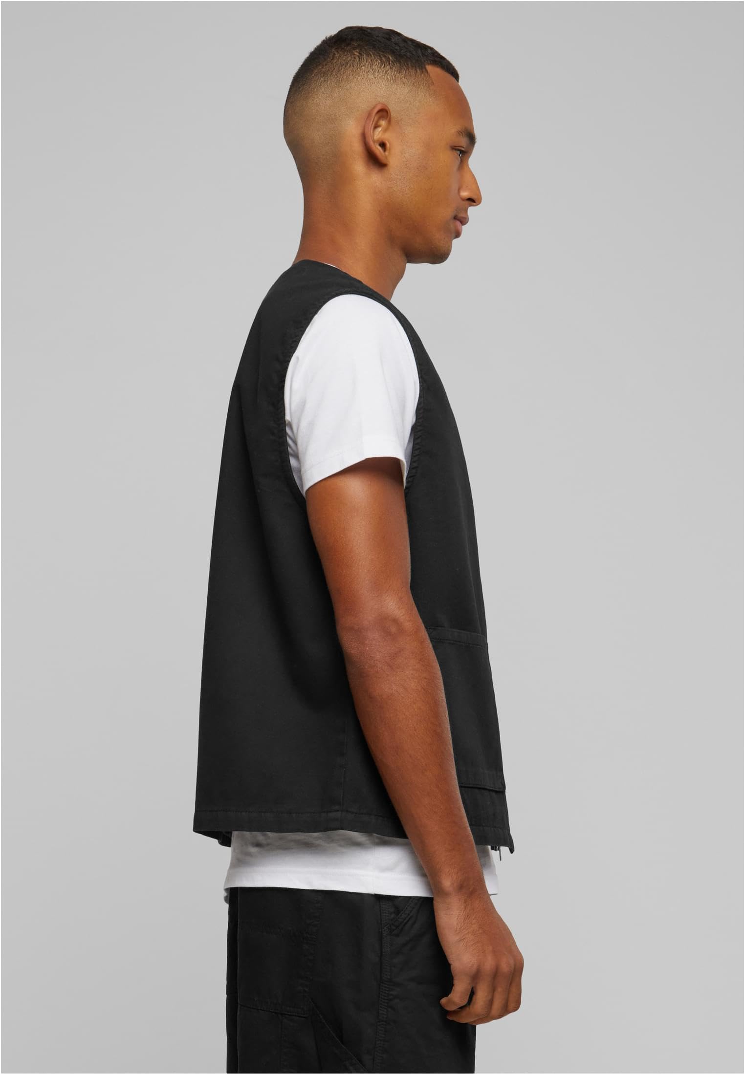 Urban Classics Chaleco de Algodón Orgánico Chaqueta Hombre