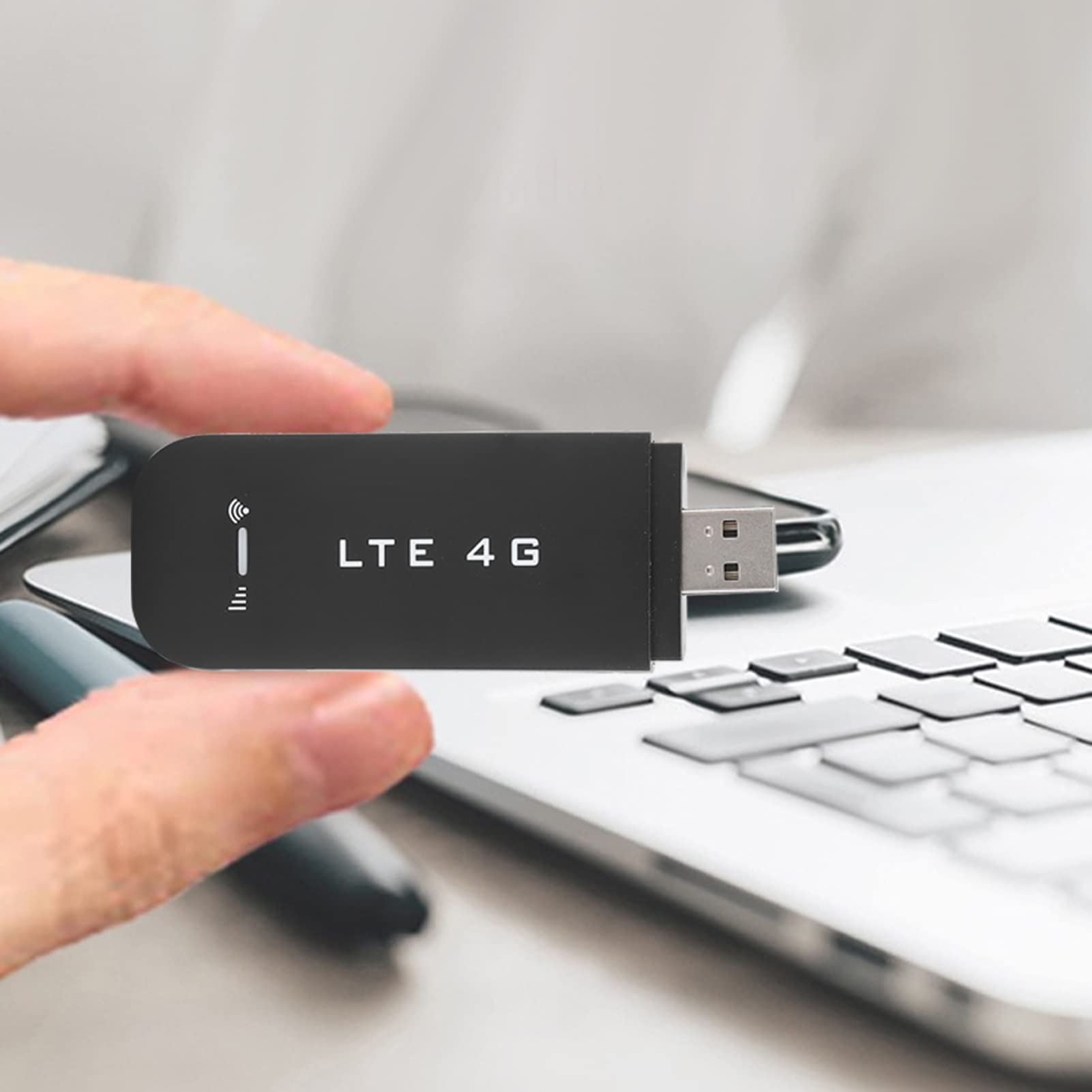 Scheda di Rete Wireless 4G Supporto Nero Scheda di Memoria da 32 GB 100 Mbps USB Ad Alta Velocità 2.0, Connessione Wireless Fino a 100 Mbps Supporto Accesso Wireless Wi-Fi