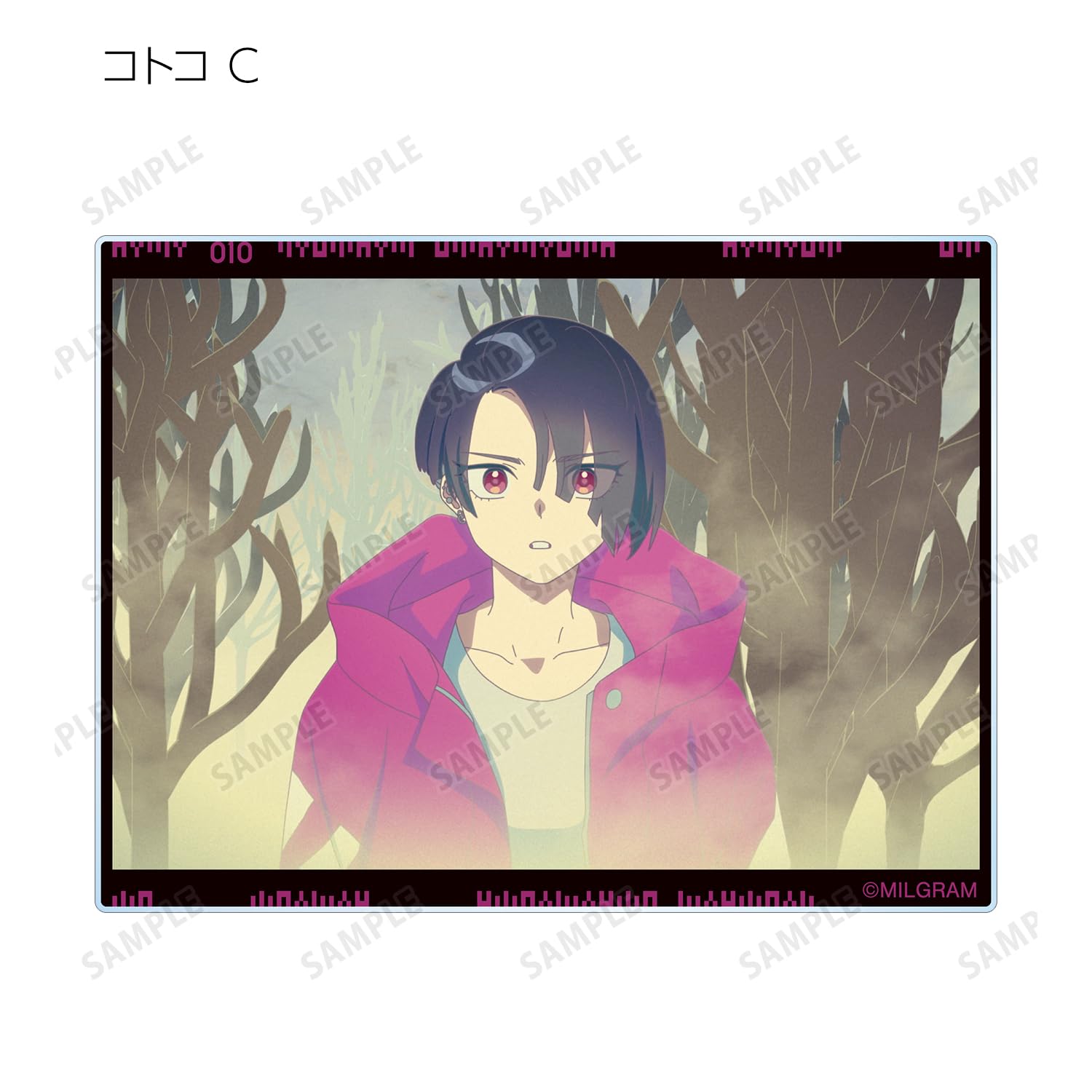 【非売品】「ミルグラム MILGRAM キャラファイングラフ コトコ」複製原画 MILGRAM -ミルグラム- - 描き下ろし 5th Anniversary ver