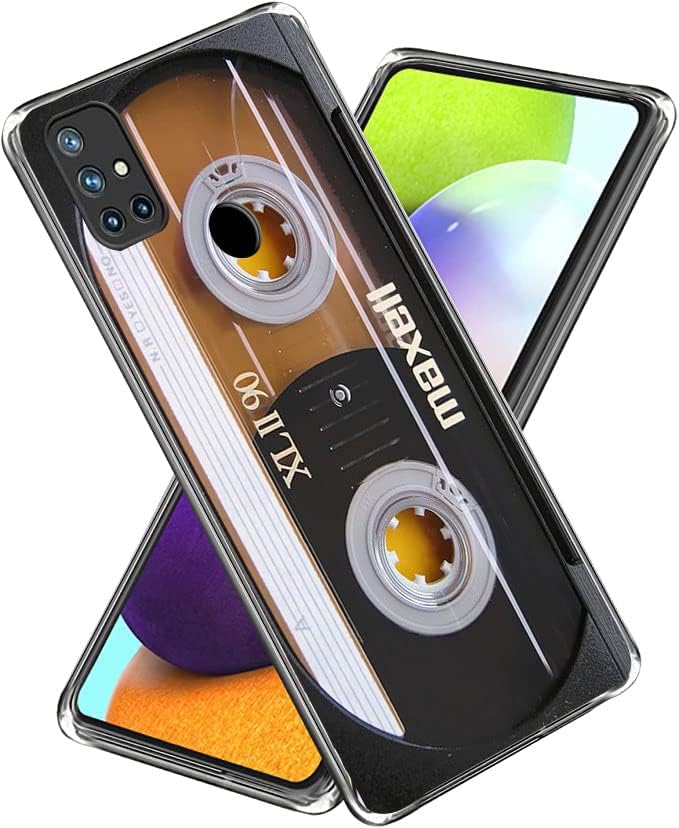 Miniatura 2 de Compatible con OnePlus Nord N10 5G, vintage 80s 90s Retro Music Cassette Mixtape para niñas y mujeres, funda protectora delgada de TPU a prueba de
