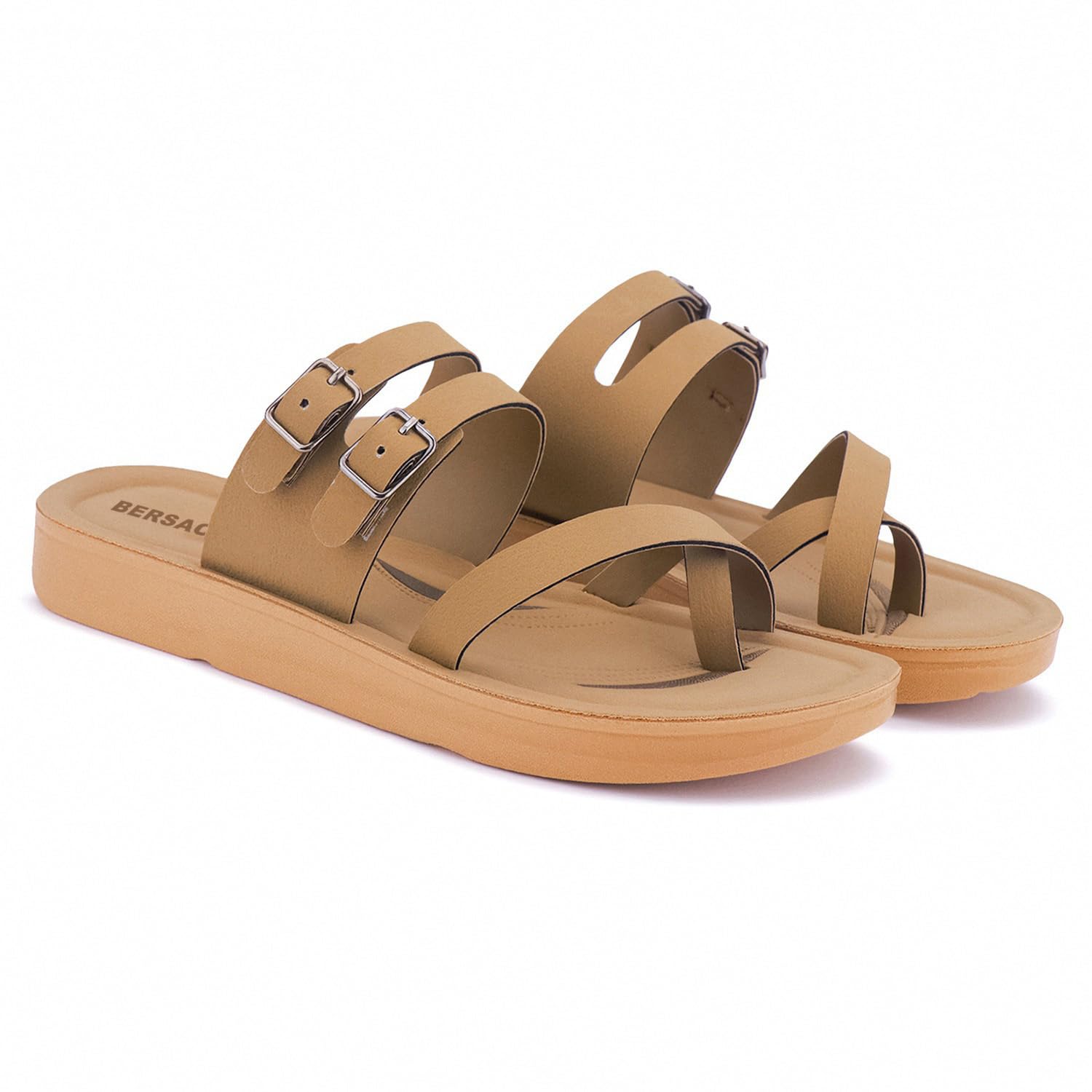 bersache Extra Soft Classic Casual CHAPPAL with Regular wear with Ultra Soft Tan Slider for Women's-picture-20