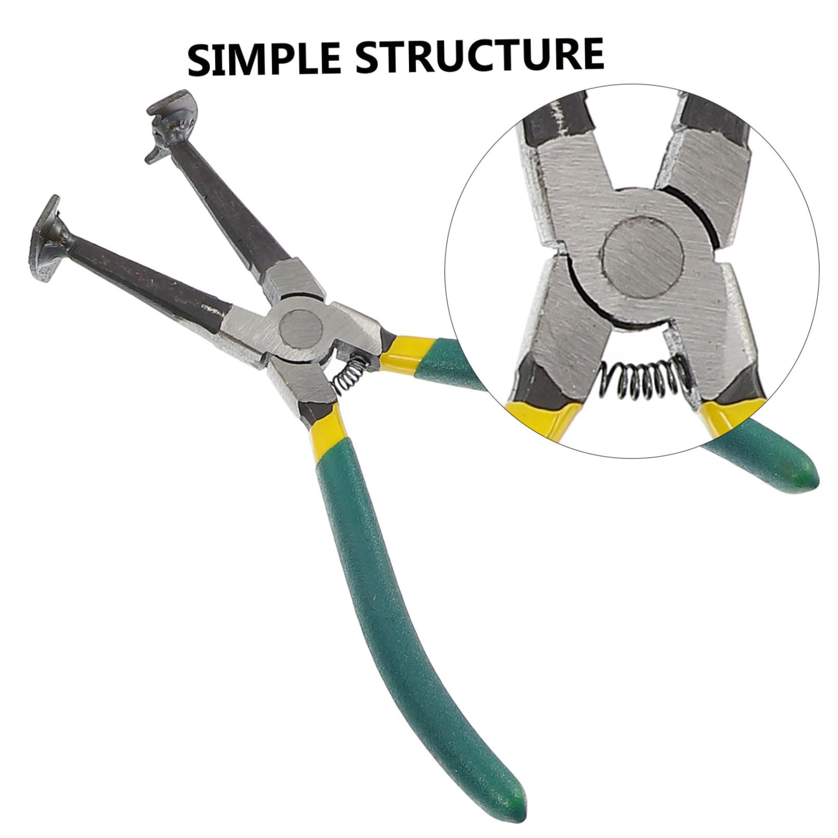 Cabilock Kit Attrezzi Compressore Anelli Pistone per Motori Auto Pinza in Acciaio al Carbonio e Serraggio Fine, Facile da Trasportare Custodia Inclusa