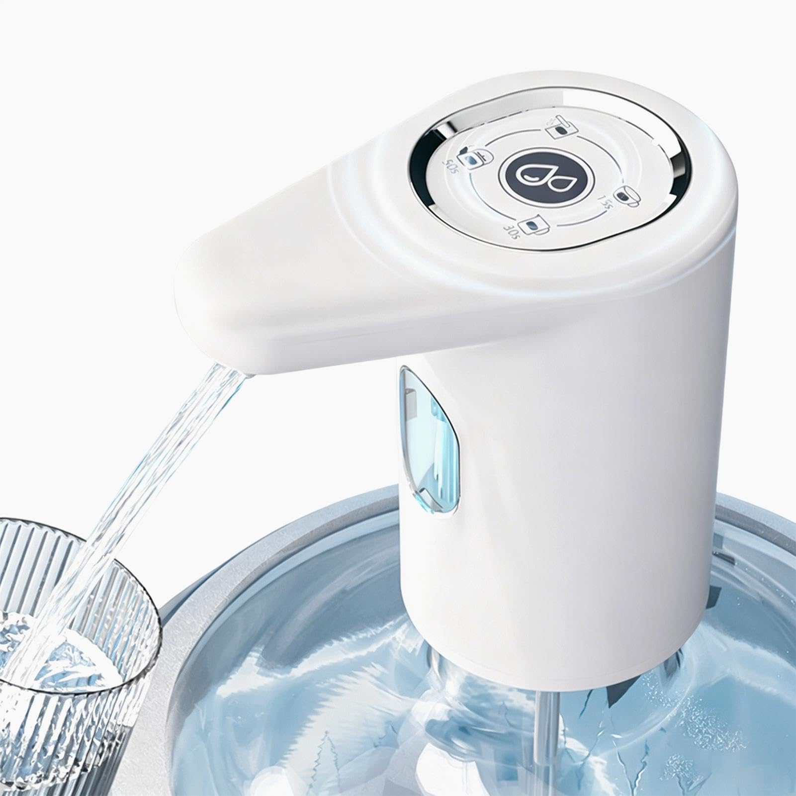 Bomba de agua eléctrica portátil para evitar cargar garrafas dispensador recargable USB de casa