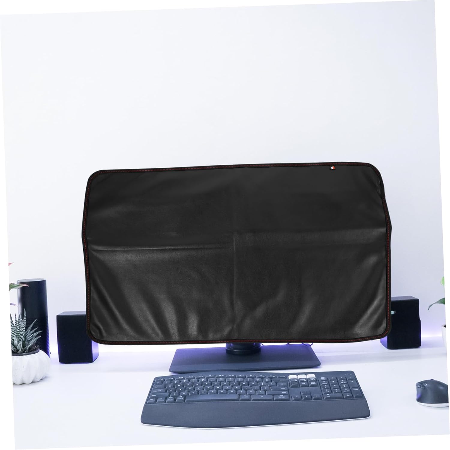 3pcs Computer Monitor Dust Cover Desktop Computer Supplies Storage Bag and Washable for Home Office Use Lightweight and Portable Design