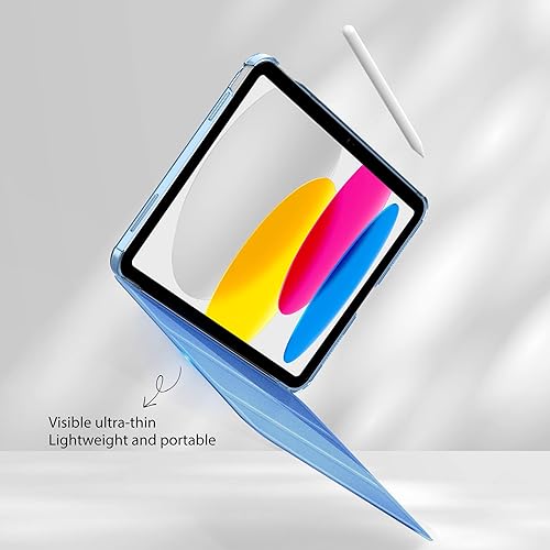 Miniatura 3 de EasyAcc Funda para iPad de 10 generación 2022 de 109 pulgadas parte trasera dura delgada de 10 generación funda protectora inteligente para iPad de