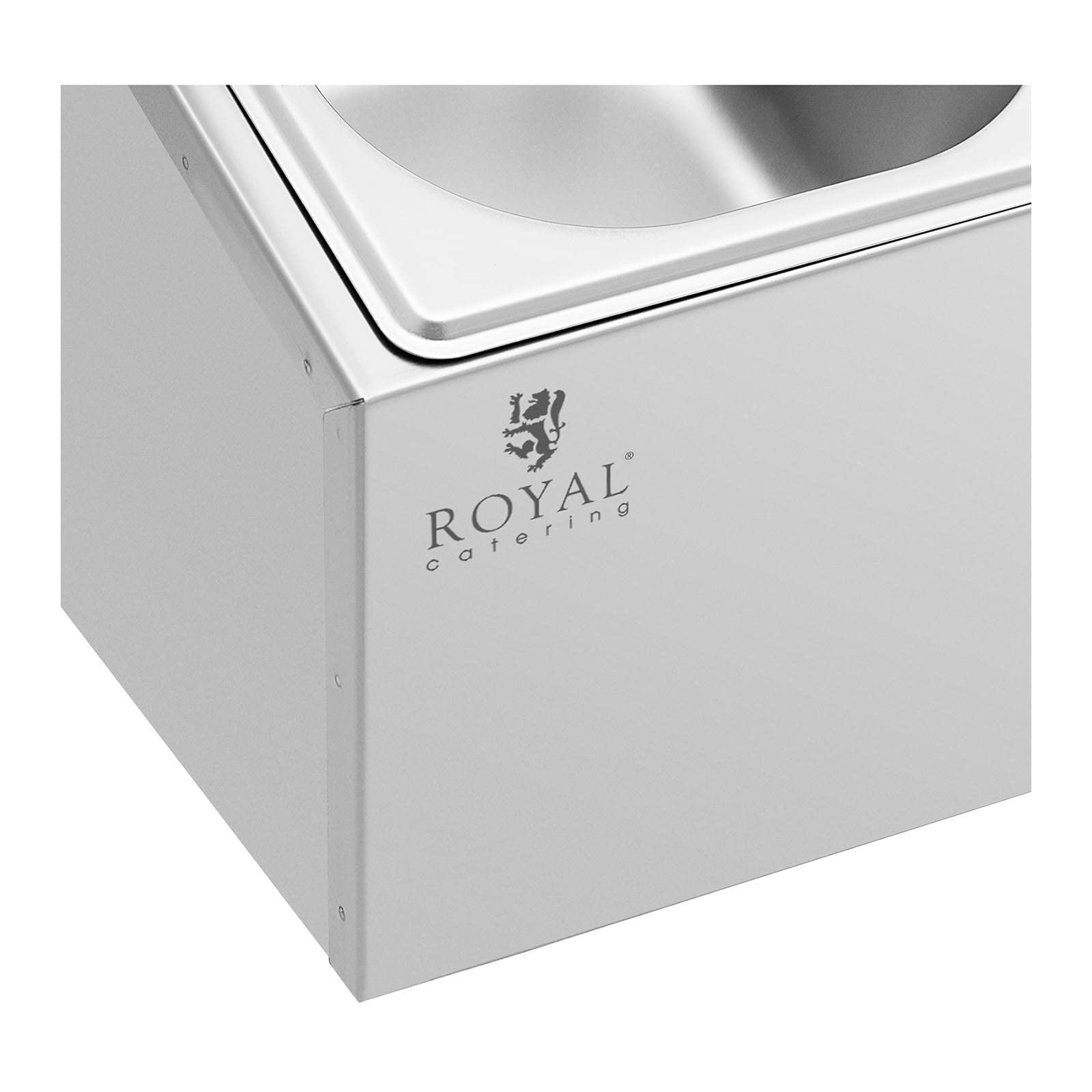 Royal Catering RCPN-04 Espositore GN in acciaio inox - 6 GN 1/6-9,6 l