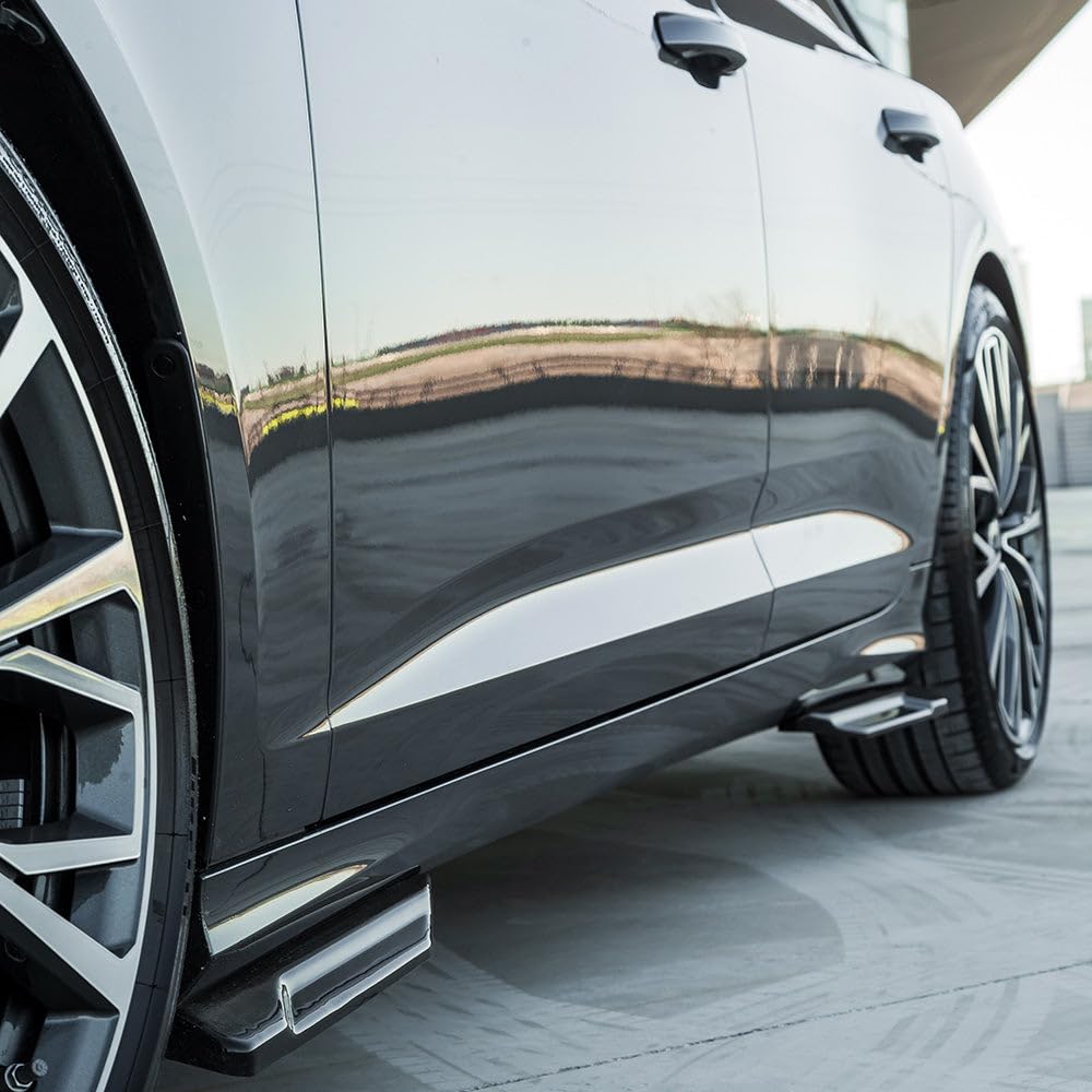 Oneway Set Minigonne Laterali compatibili con Audi A6 S-Line/S C8 (Sedan/Avant) 2018- - Nero lucido