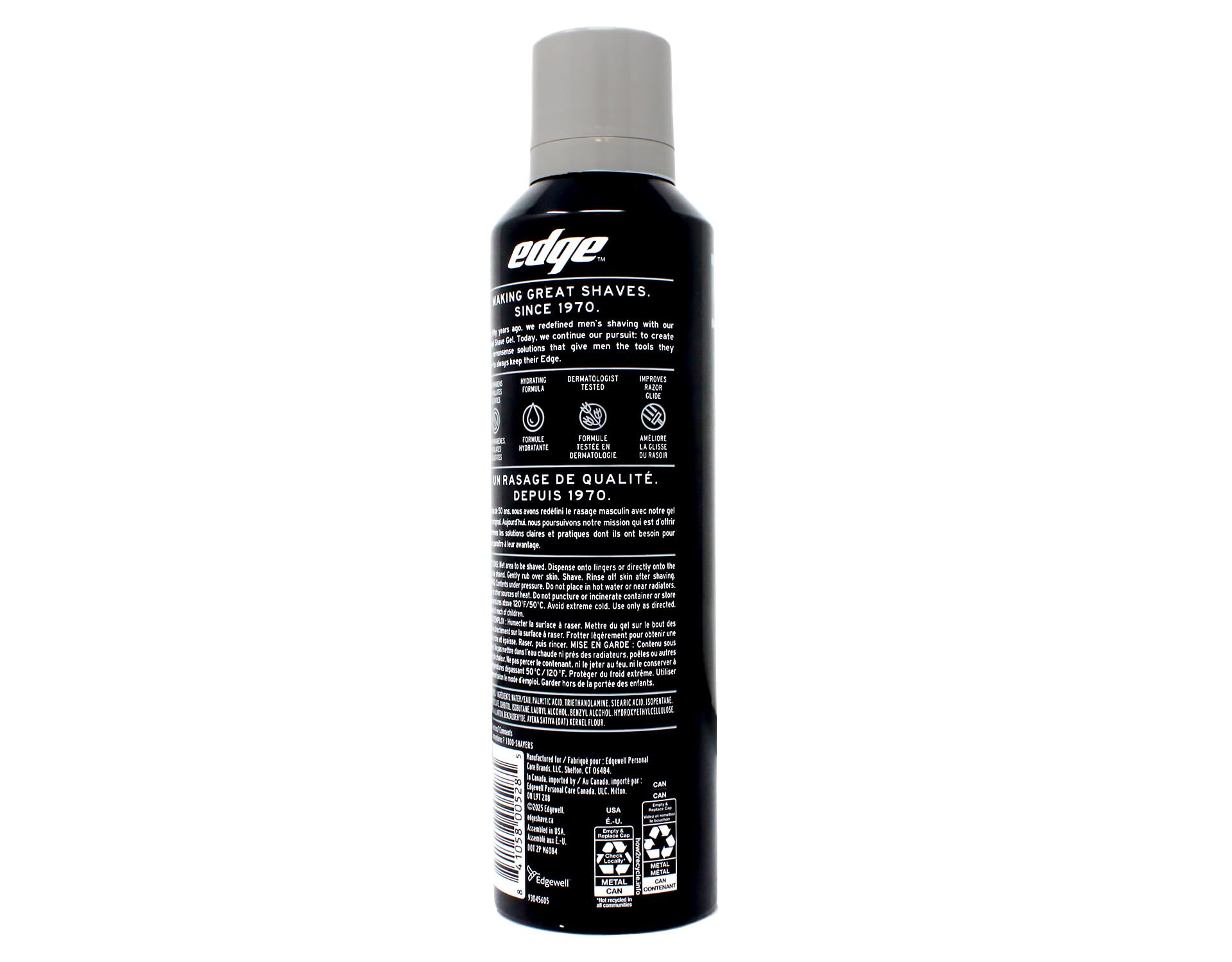 Edge Shave Gel, senza profumo, ultra sensibile 7 oz (confezione da 4)
