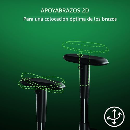 Miniatura 7 de Silla ergonómica para videojuegos Razer Iskur V2 X Soporte lumbar incorporado - Base de asiento ampliada - Cojines de espuma de alta densidad -