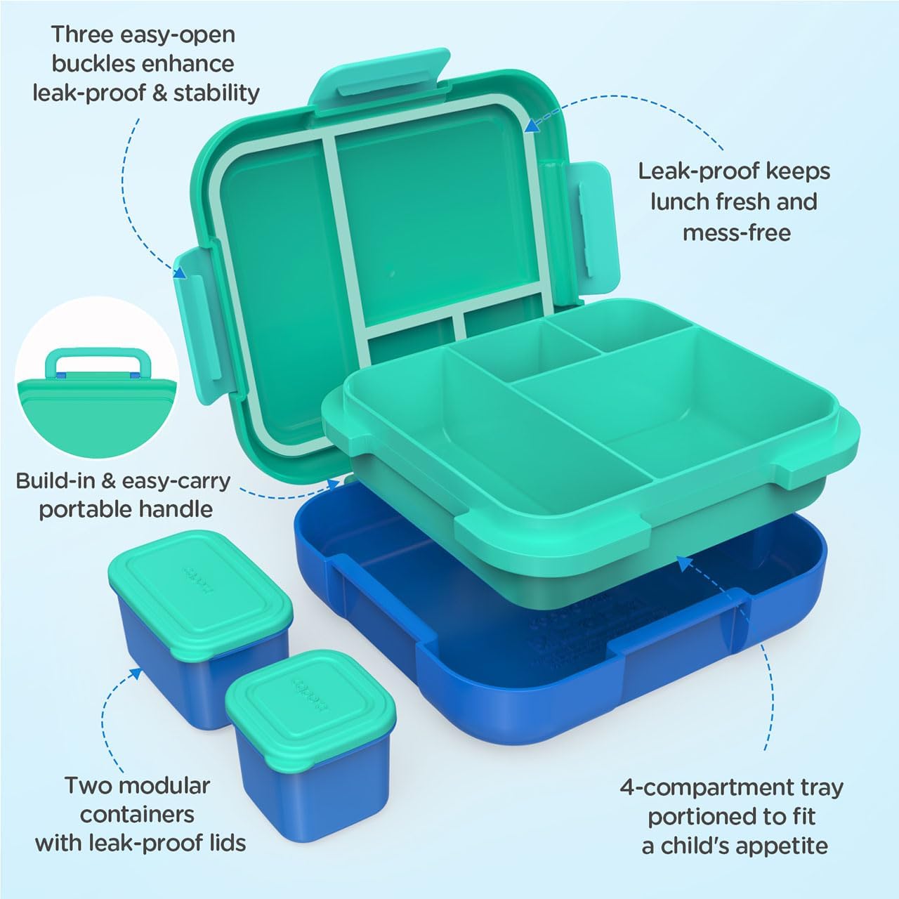 Caperci Bento Lunch Box Kids Cups