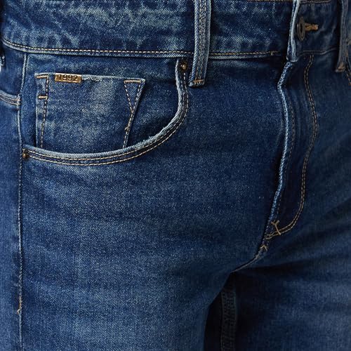 Image of Spykar Men's Rafter Regular Fit Mid-Rise Jeans