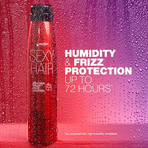 SexyHair Big Weather Proof Frizz Control Finishing Spray, 5 oz | Lightweight | Up to 72 Hour Humidity & Flyaways Resistance | Flexible & Adjustable Hold