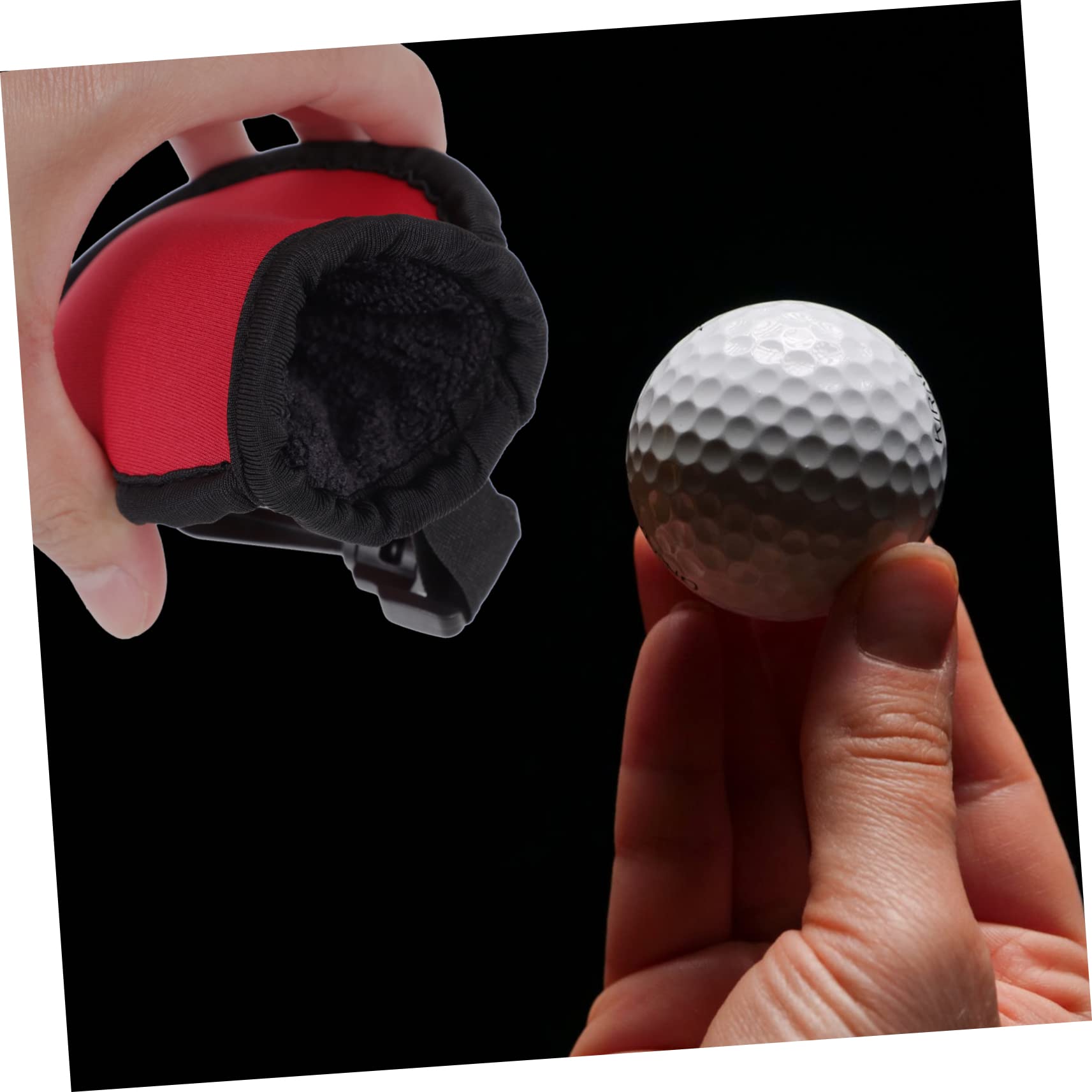 INOOMP 5pezzi Borsa Protettiva Portatile per Pulizia Golf Sacchetto per Palline Golf con Assorbente e Esterno Facile da Trasportare e Conservare Accessorio Pratico per Golfisti
