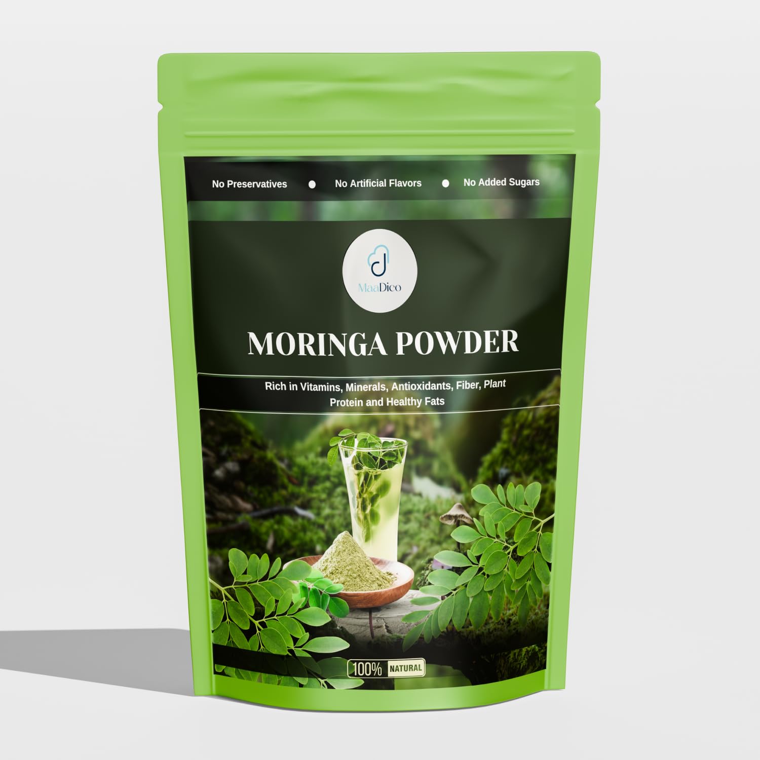 Organic Moringa Powder, 200 Gms | Rich In Vitamins, Minerals, Antioxidants, Fibre, Plant Protein & Healthy Fats | Nutrient-Rich Superfood for Energy, Immunity & Daily Wellness | — Amazon image 8