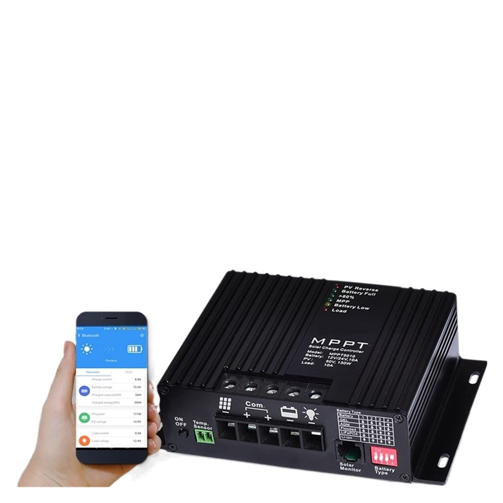 Controlador de Carga Solar, Controlador Solar