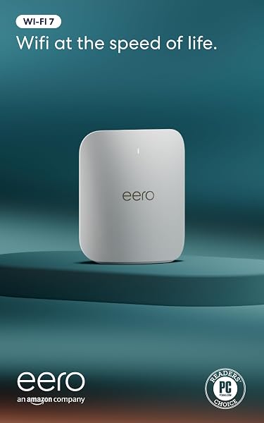 Amazon Eero Pro 7 Tri-band Mesh Wi-Fi 7 Router - Supports Internet Plans Up…