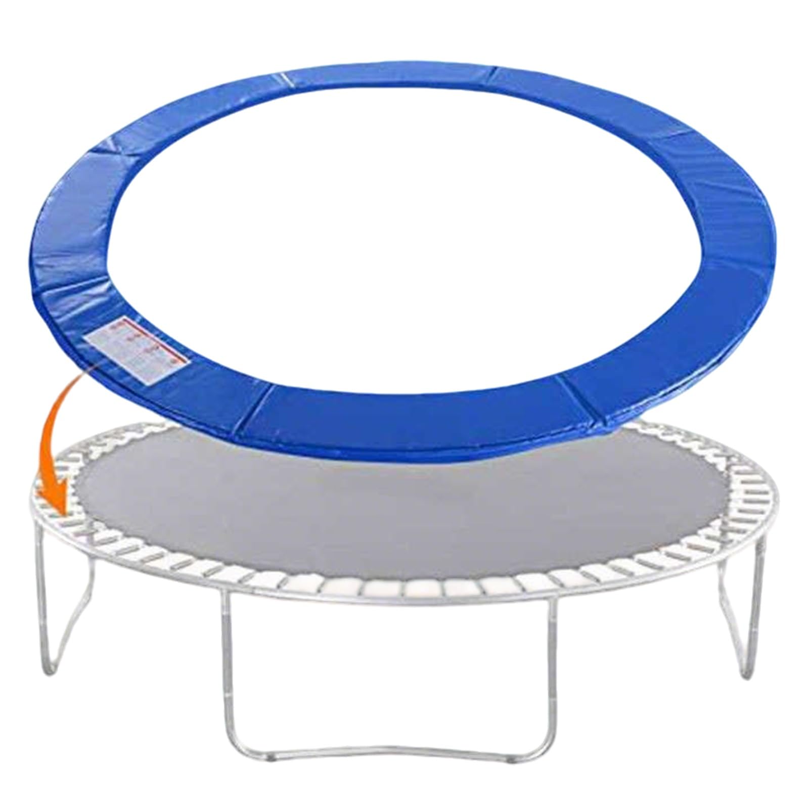 Coussin de rechange haute densité pour cadre de trampoline sans trous