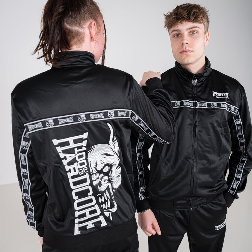 100% Hardcore Trainingsjacke Essential | Black