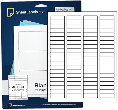 Return Address Labels from SheetLabels.com, 1-3/4