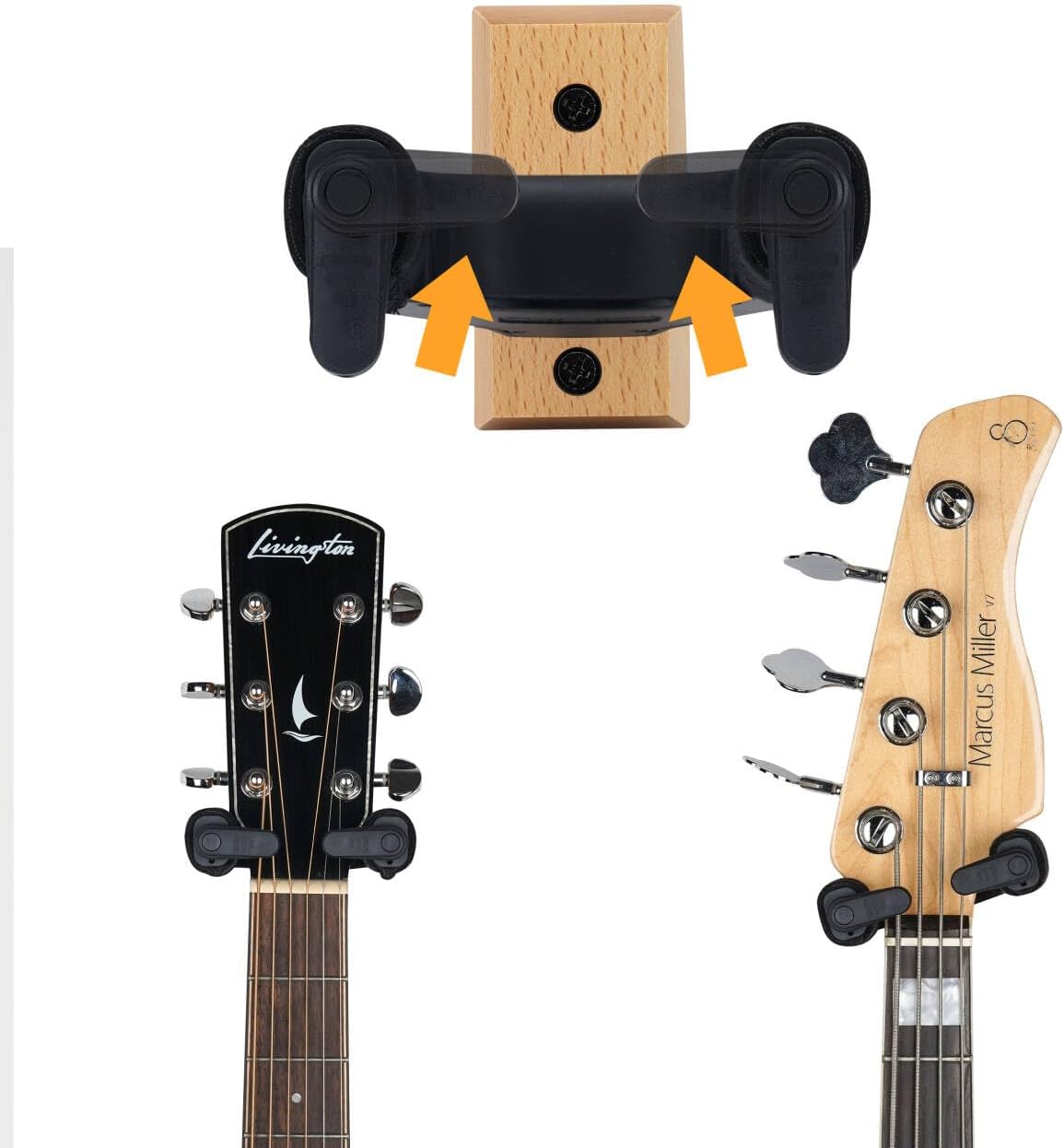 Percha de Guitarra de Montaje en Pared con Bloqueo Puerto Rico Ubuy