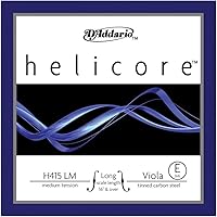 Vista 20 de D'Addario Helicore Viola Single A String, larga escala, tensión media