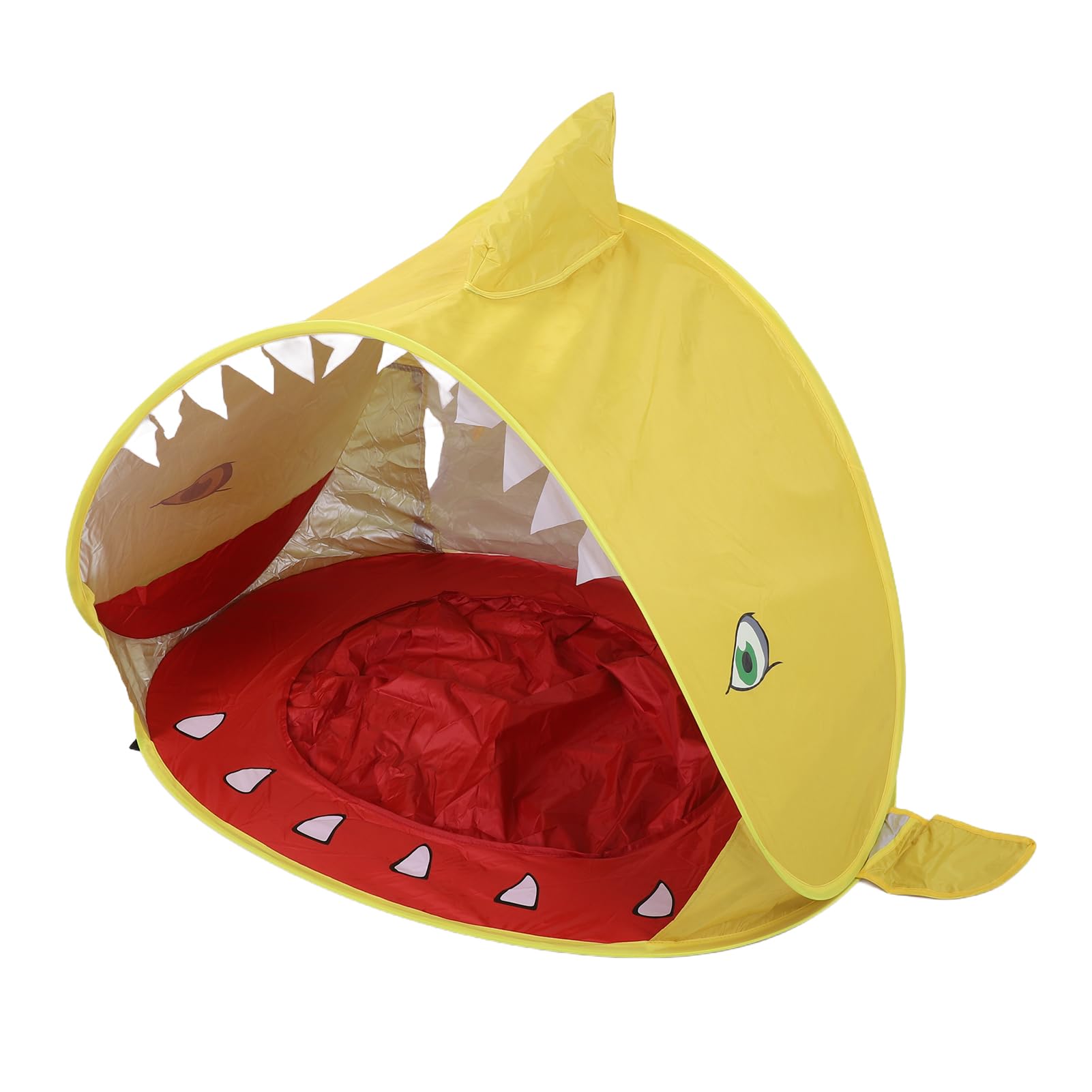 Zunate Carpa de Playa para bebé, Refugio Solar Portátil con Piscina Integrada para Bebés, Niños, Actividades Al Aire, Ligero, Amarillo