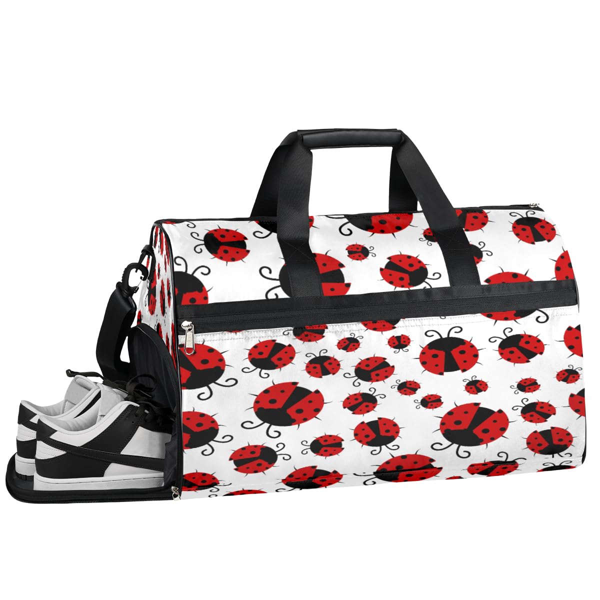 Personalisierte Sporttasche für Jungen und Männer, benutzerdefinierte Sport-Reisetasche mit Schuhfach, maßgeschneiderte Mädchen-Tanztasche, Wochenend-Übernachtungstasche für Frauen und Kinder, rotes