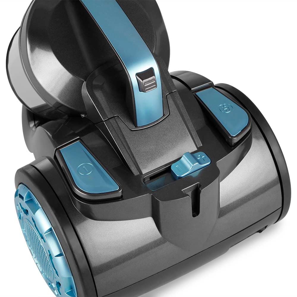 Orbegozo Ap 8030, Aspiradora sin Bolsa, multiciclónica, Filtro HEPA de Alta eficiencia, Tubo telescópico metálico, Cepillo alfombras y Suelos Duros, Boquilla para Esquinas y Ranuras, 800 W